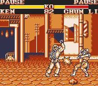 Street Fighter 2 sur Nintendo Game Boy